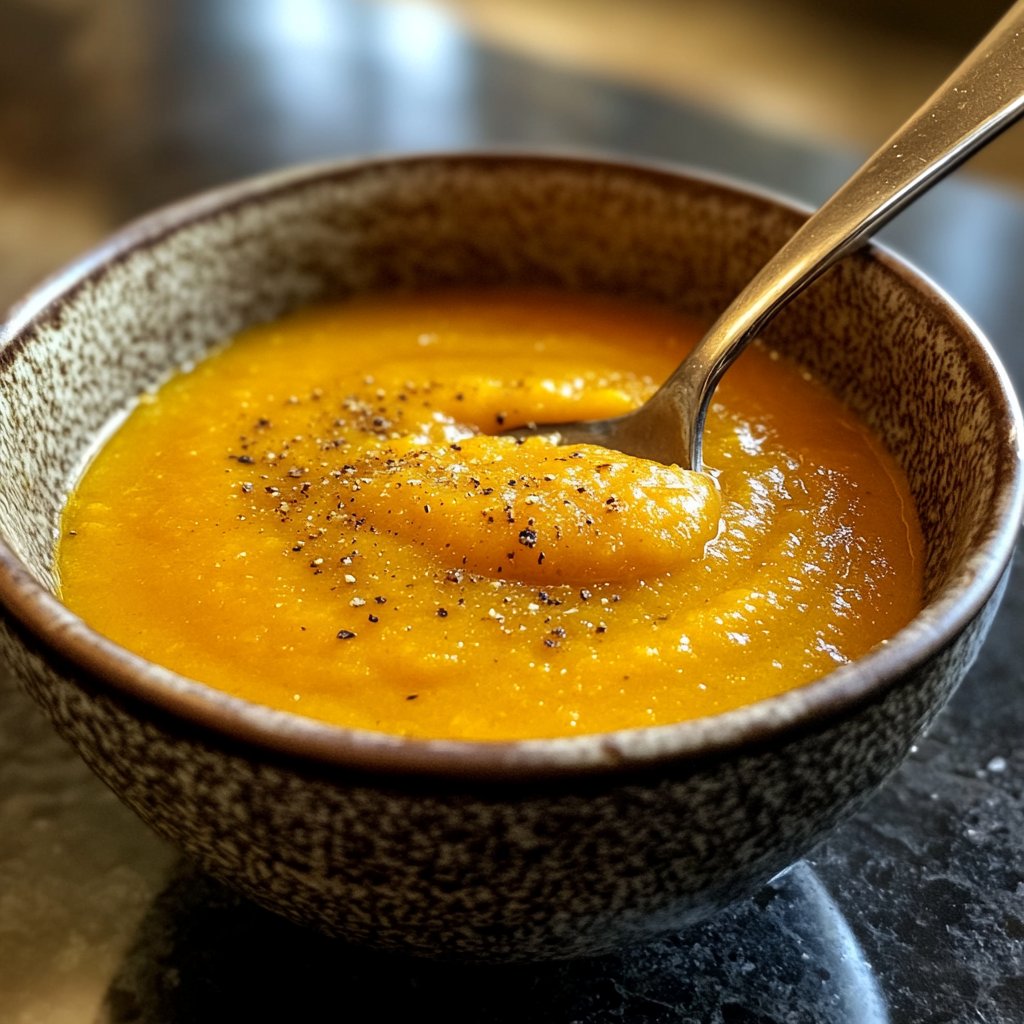 Kürbissuppe ohne Kartoffeln