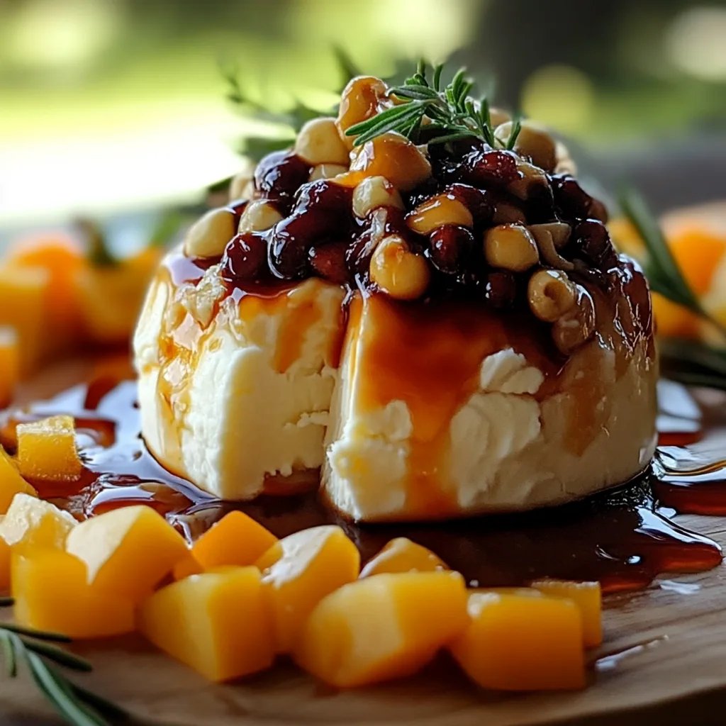 Süßer und Pikantiger Paprika-Marmelade-Käseball