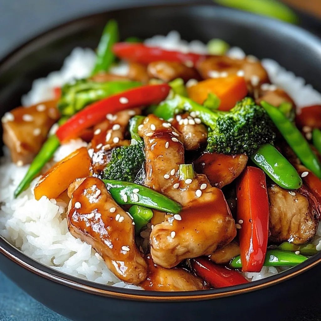 Teriyaki-Hähnchen mit Gemüse – Schnell, gesund & unglaublich lecker!