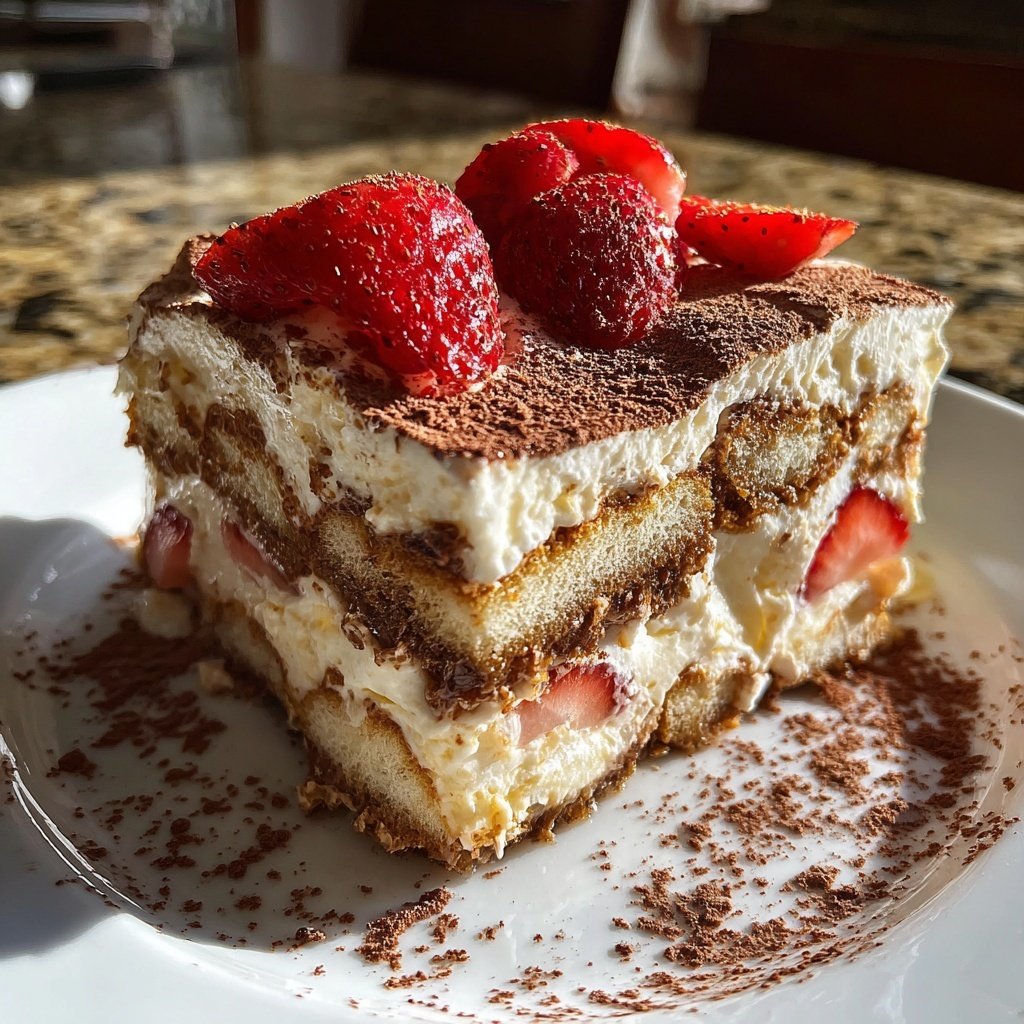 Erdbeer-Tiramisu