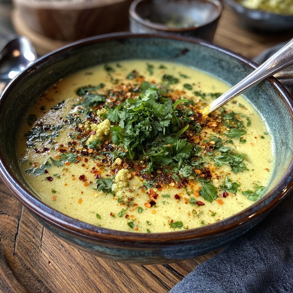Blumenkohl Suppe Mit Curry