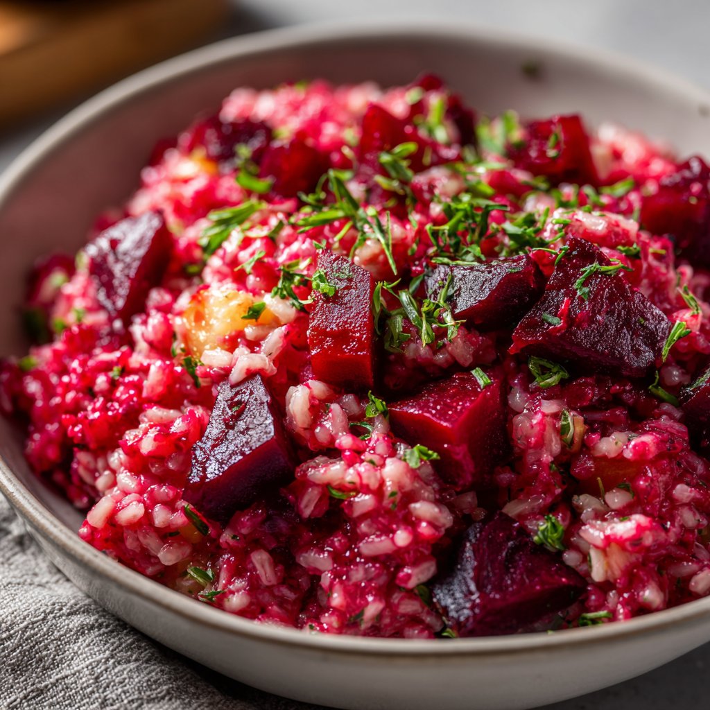 Risotto mit Roter Bete
