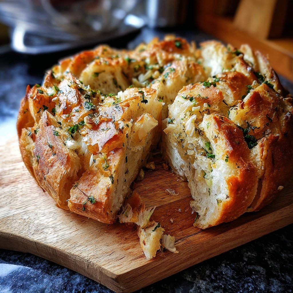 Zupfbrot Mit Knoblauch Öl