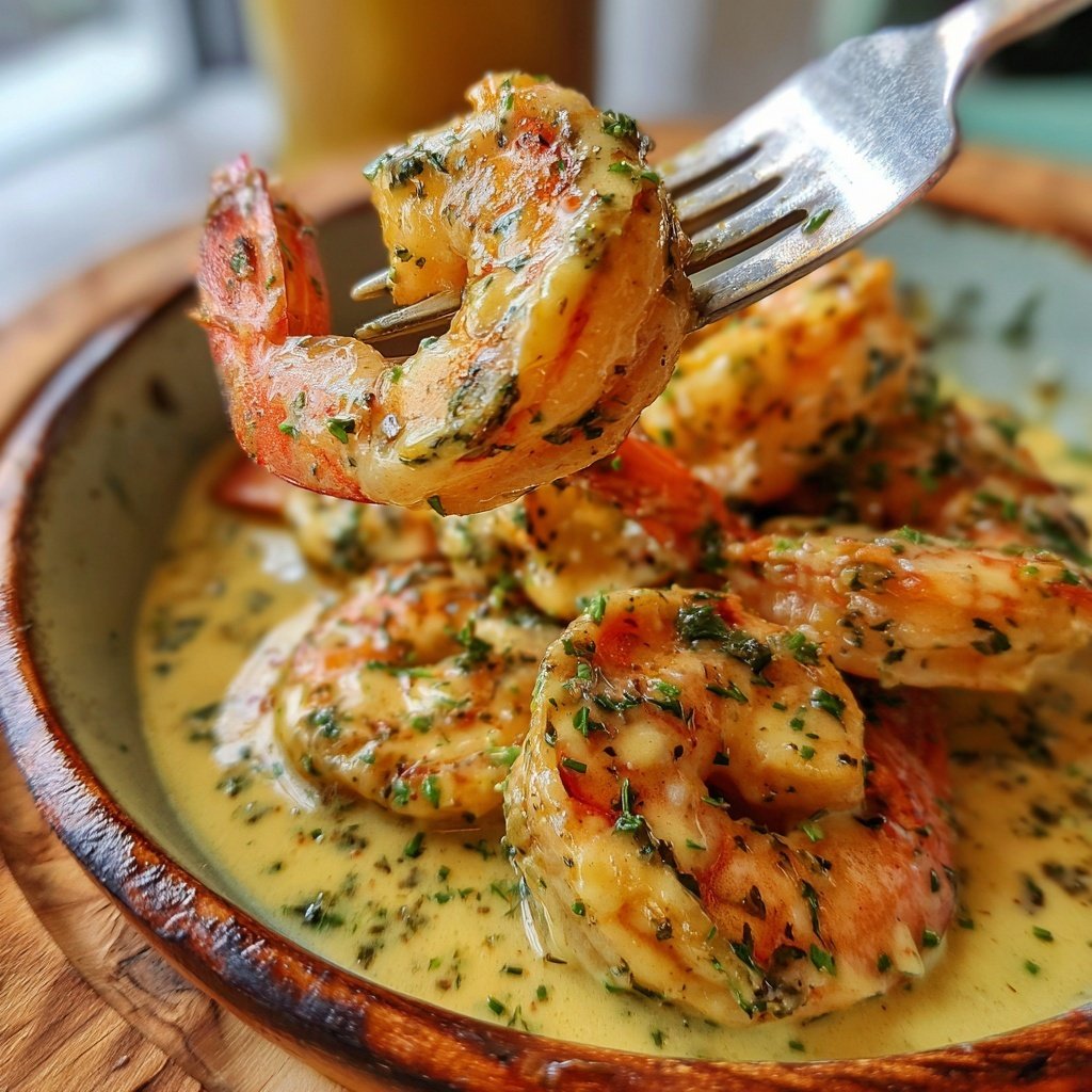 Garnelen mit Proseccosauce