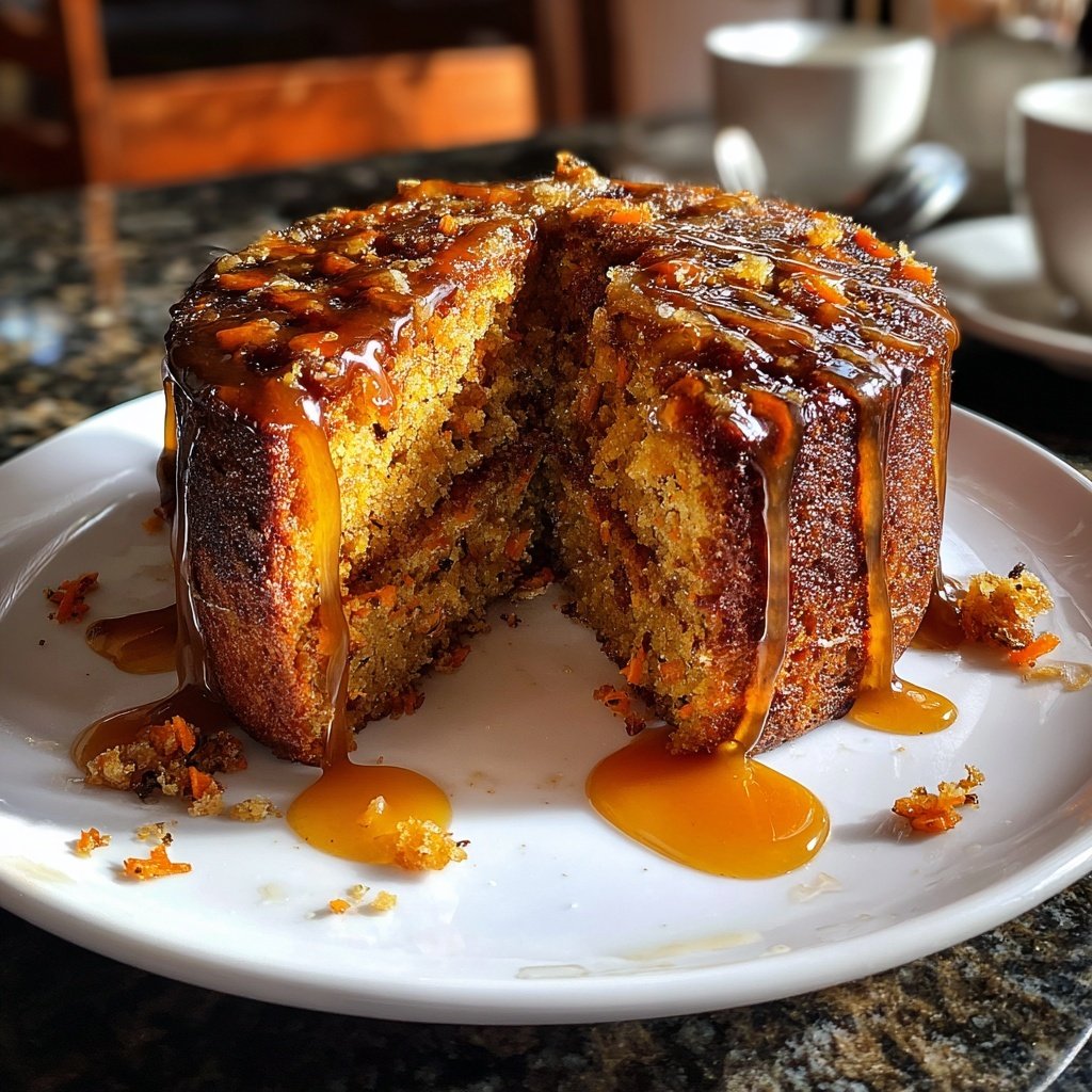 Karottenkuchen Mit Ahornsirup
