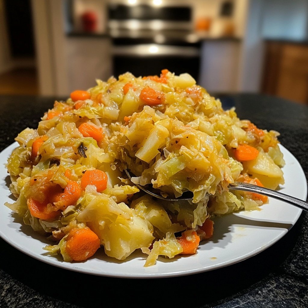 Einfacher Weißkohleintopf