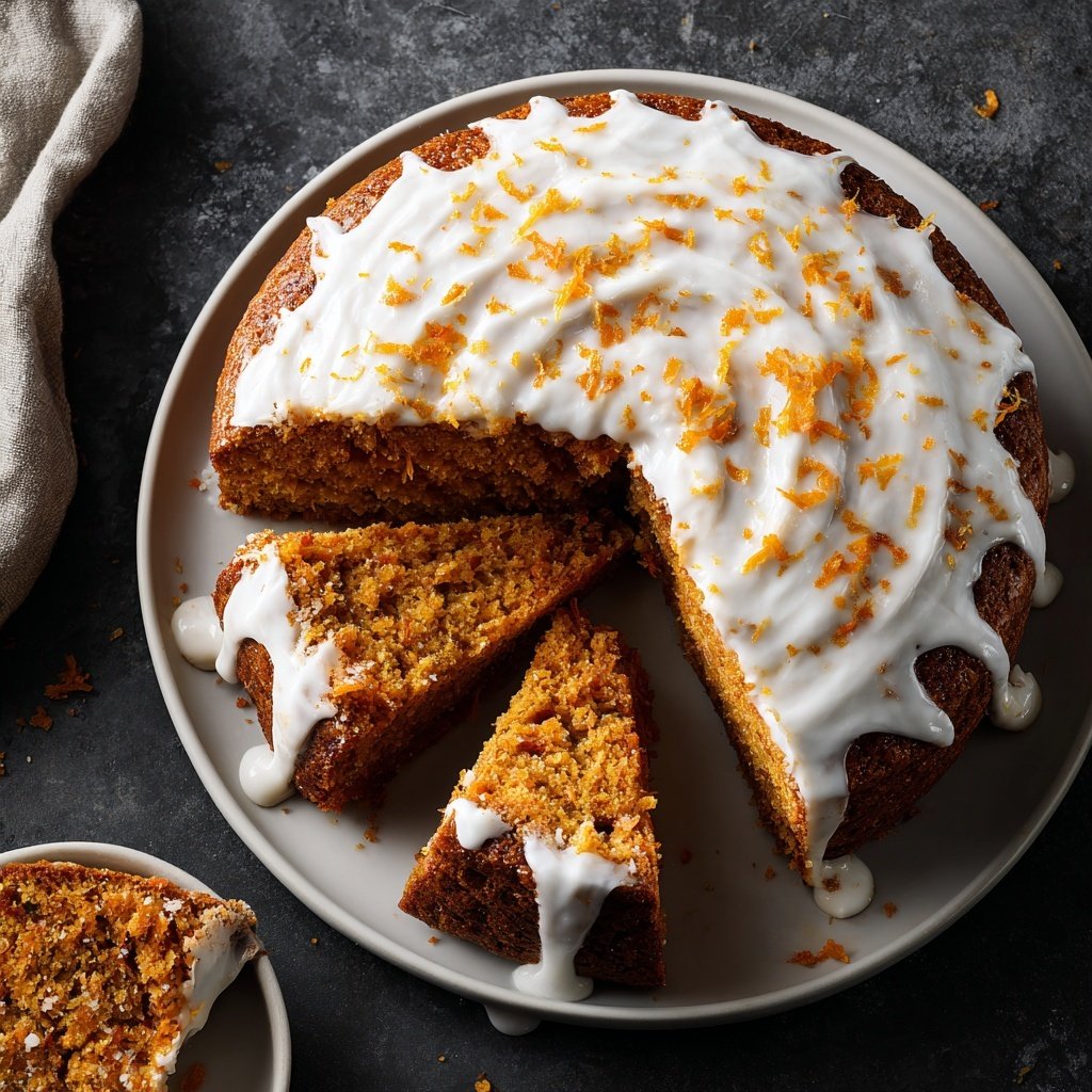 Karottenkuchen Mit Joghurt Teig