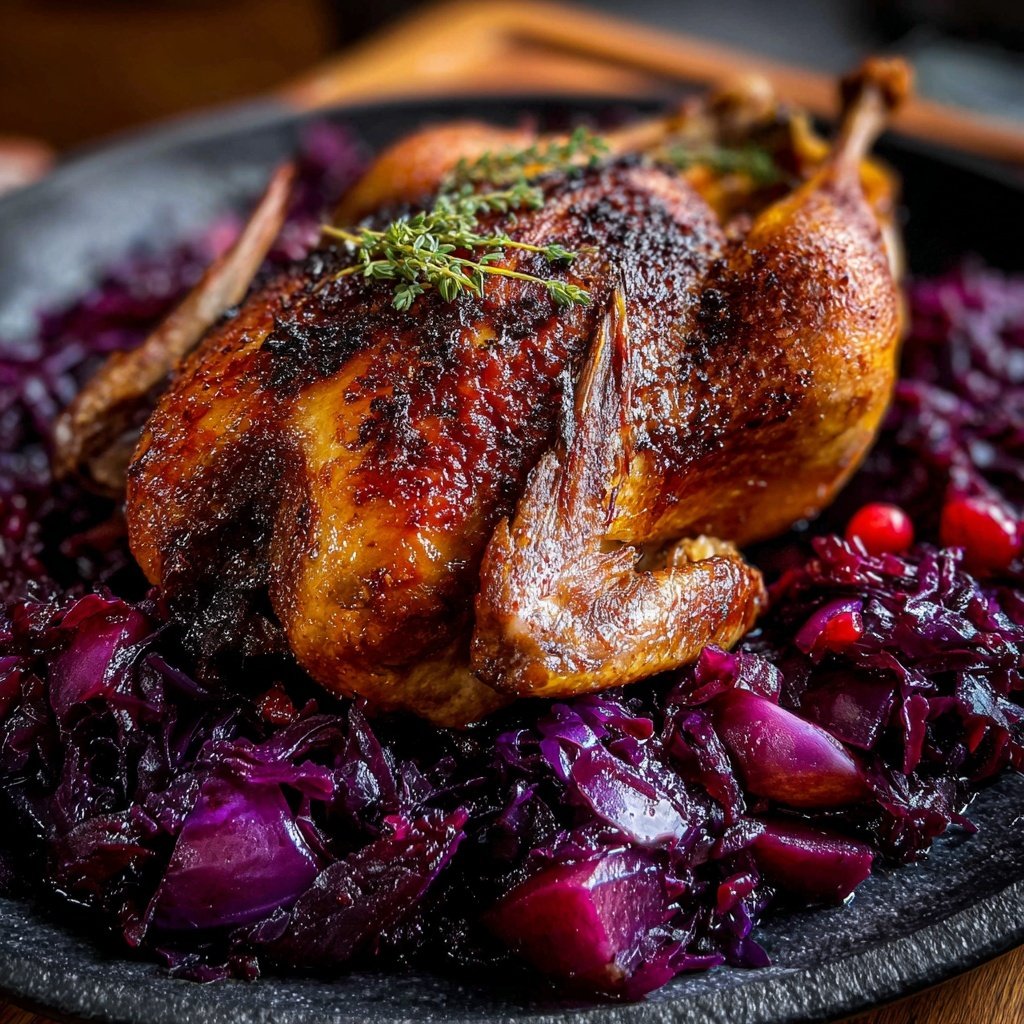 Saisonal & Festlich Weihnachtsgans mit Rotkohl
