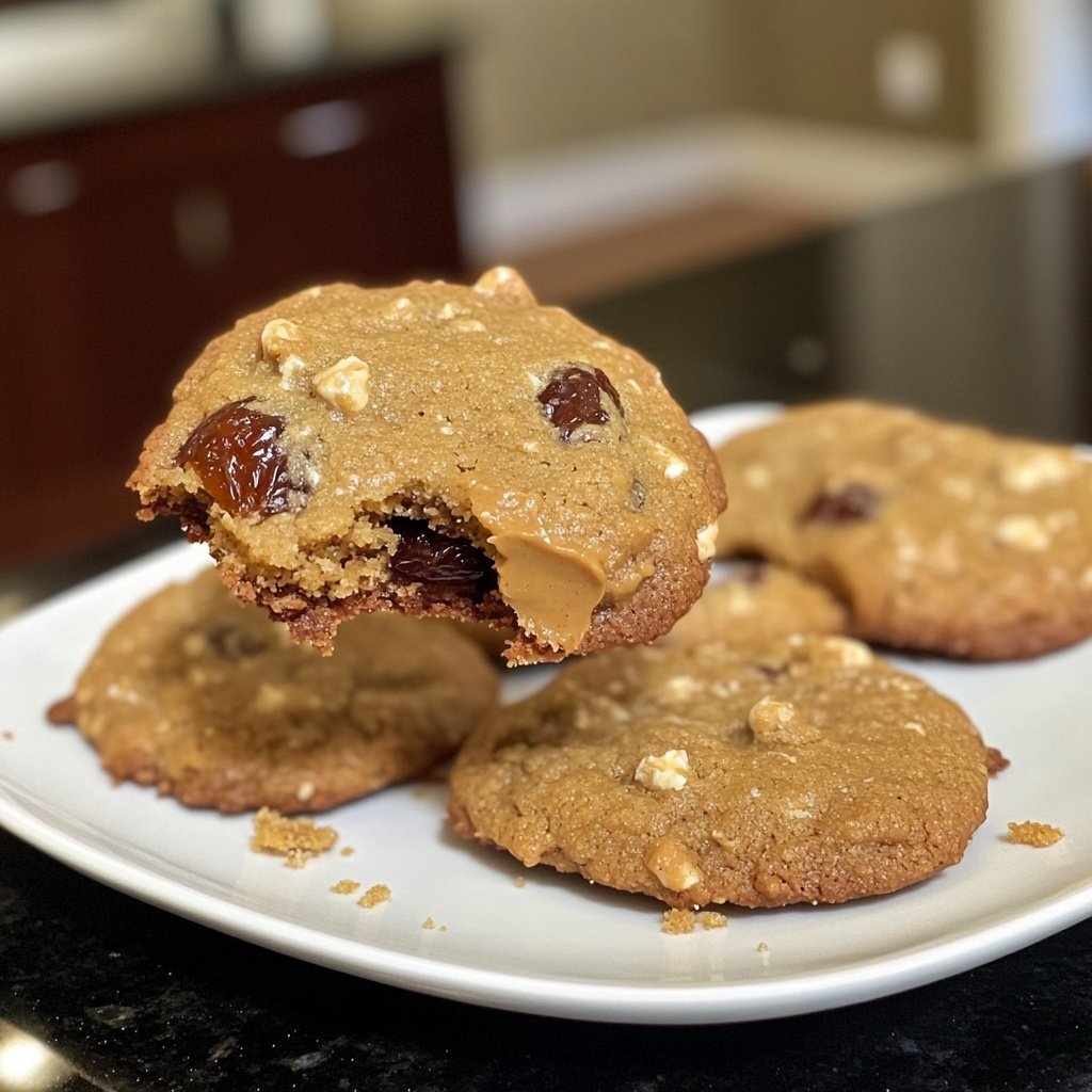 Dattel-Erdnussbutter-Cookies – vegan