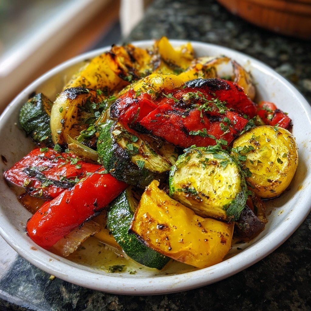 Gegrilltes Gemüse Mit Kräutern