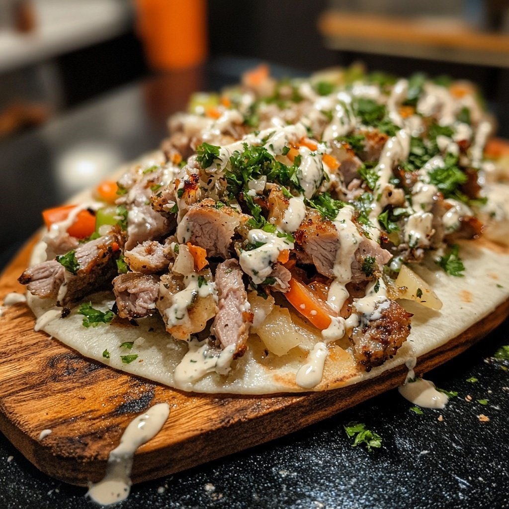 Döner mit Knoblauchsauce