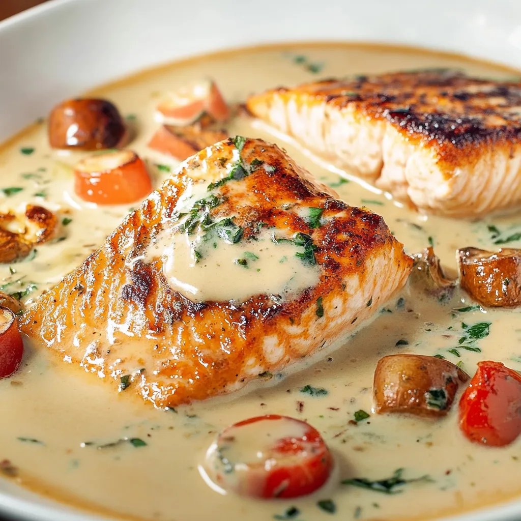 Creamy Tuscan Salmon